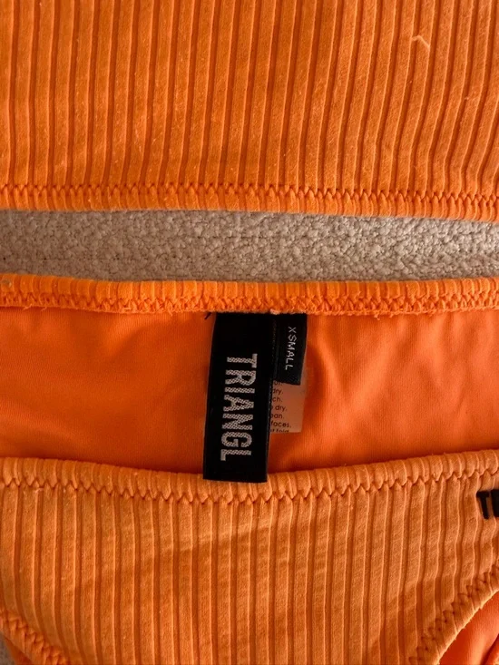 Orange triangl bikini - Picture 4 of 5